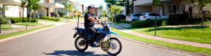 Ronda motorizada de segurança